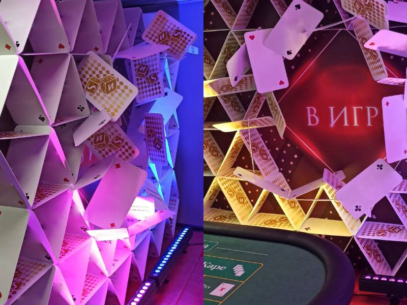 Фотозона Казино 3D в аренду