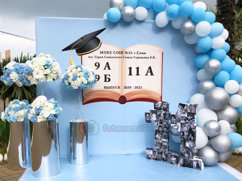 Аренда фотозоны на выпускной