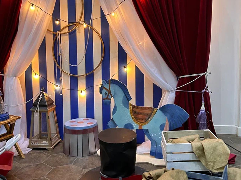 Фотозона Retro Circus Round